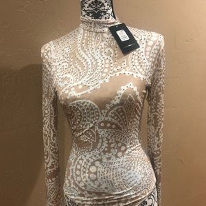 NWT Fashionova ‘Pure Desire’ bodysuit.